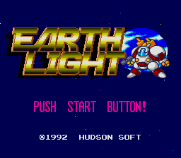Earth Light Title Screen